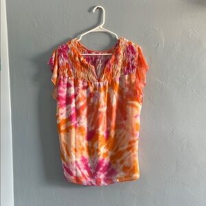 Vibrant Tie-Dye Women's Top